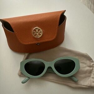 Tory Burch Green Sunglasses with Case